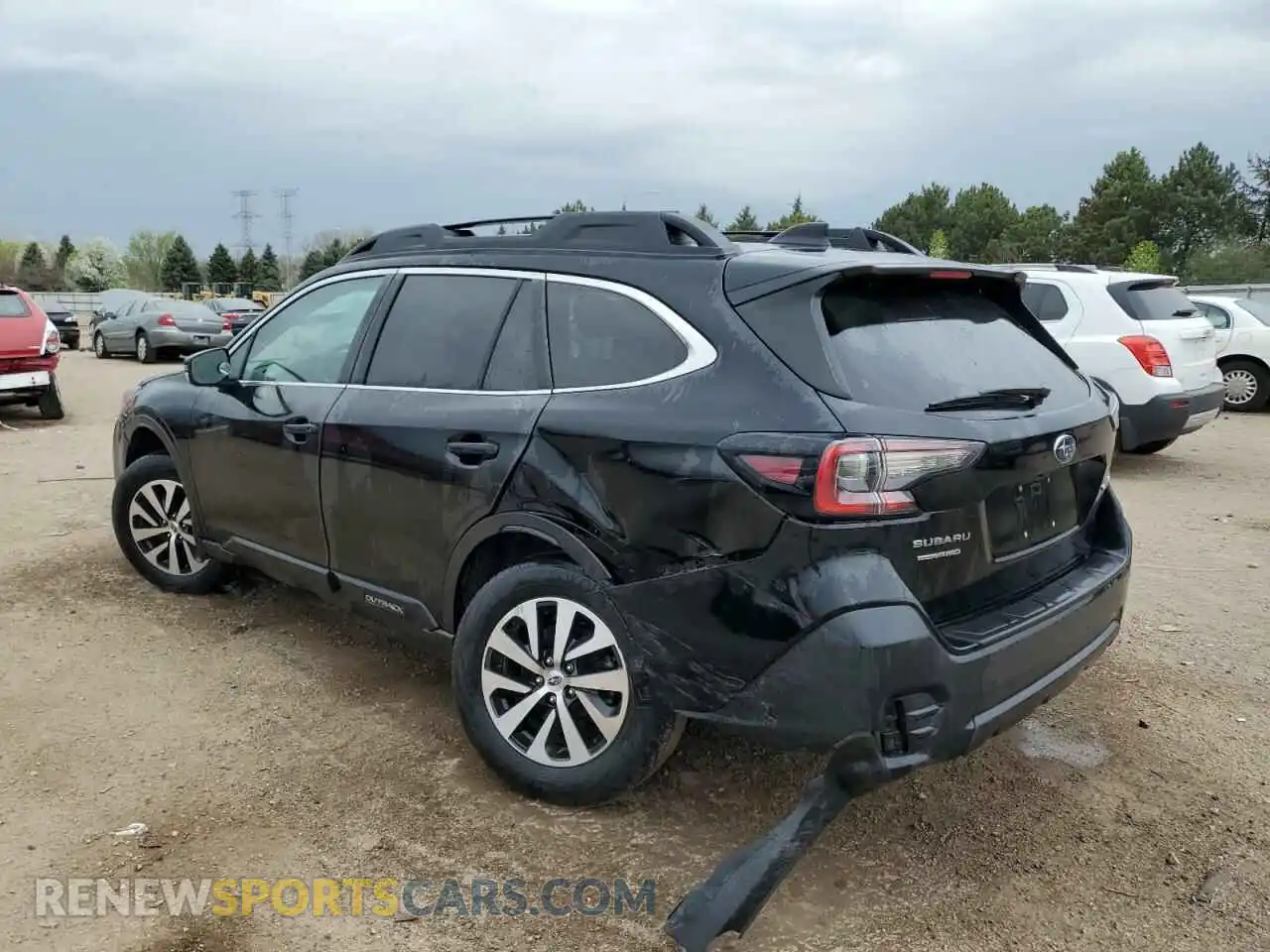 2 Photograph of a damaged car 4S4BTACC8L3244036 SUBARU OUTBACK 2020