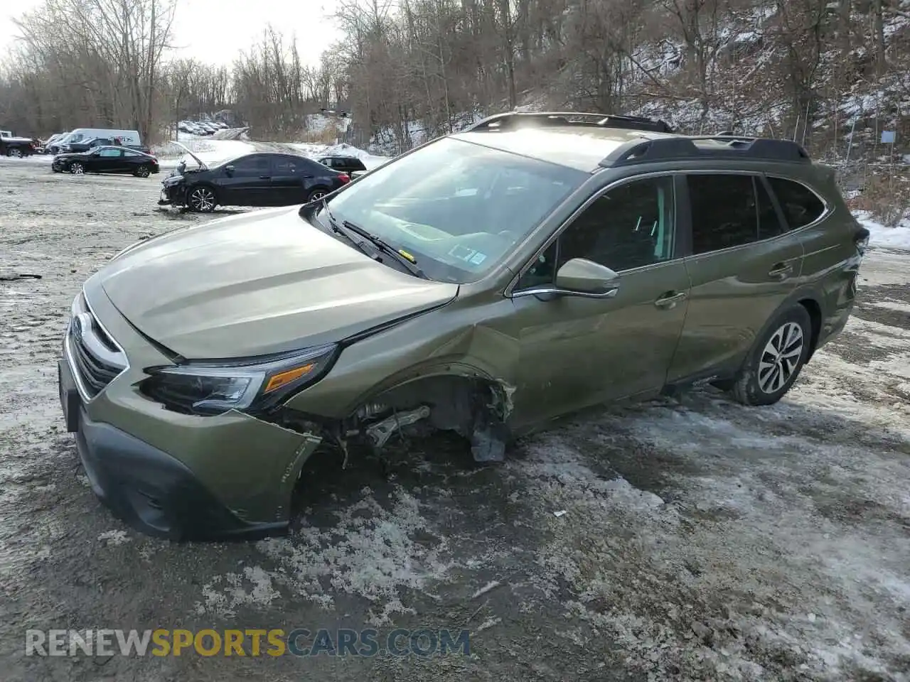 1 Photograph of a damaged car 4S4BTACC9L3220568 SUBARU OUTBACK 2020