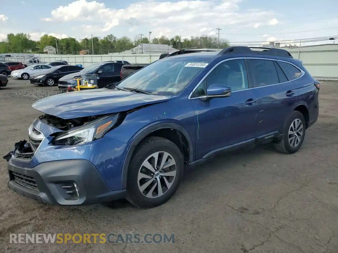 1 Photograph of a damaged car 4S4BTACCXL3144570 SUBARU OUTBACK 2020