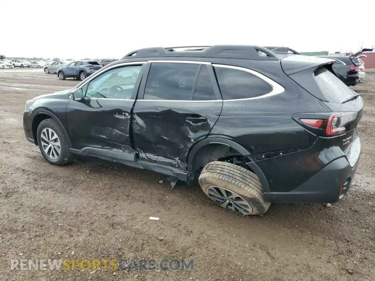 2 Photograph of a damaged car 4S4BTACCXL3166245 SUBARU OUTBACK 2020