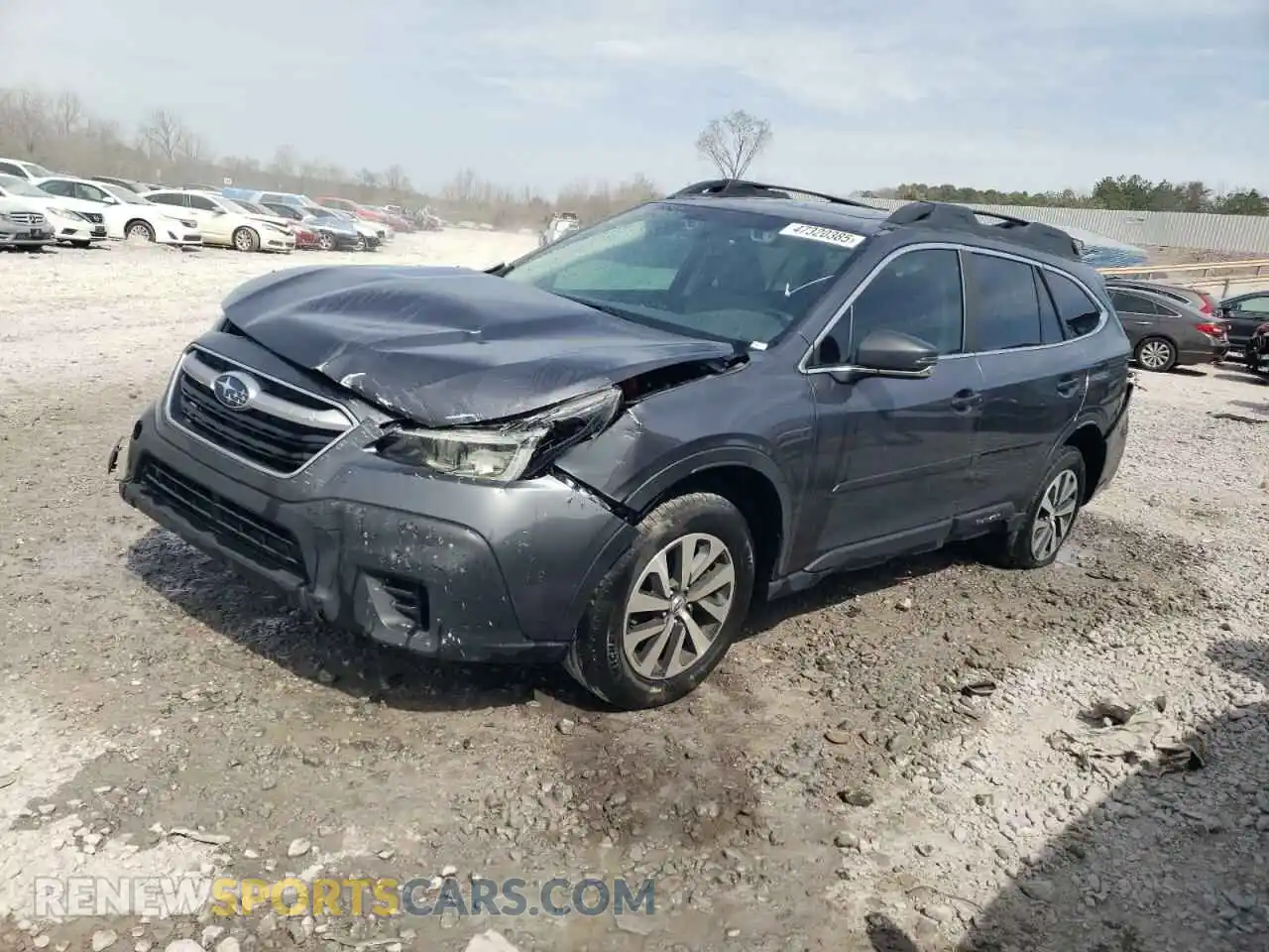 1 Photograph of a damaged car 4S4BTAEC0L3172035 SUBARU OUTBACK 2020
