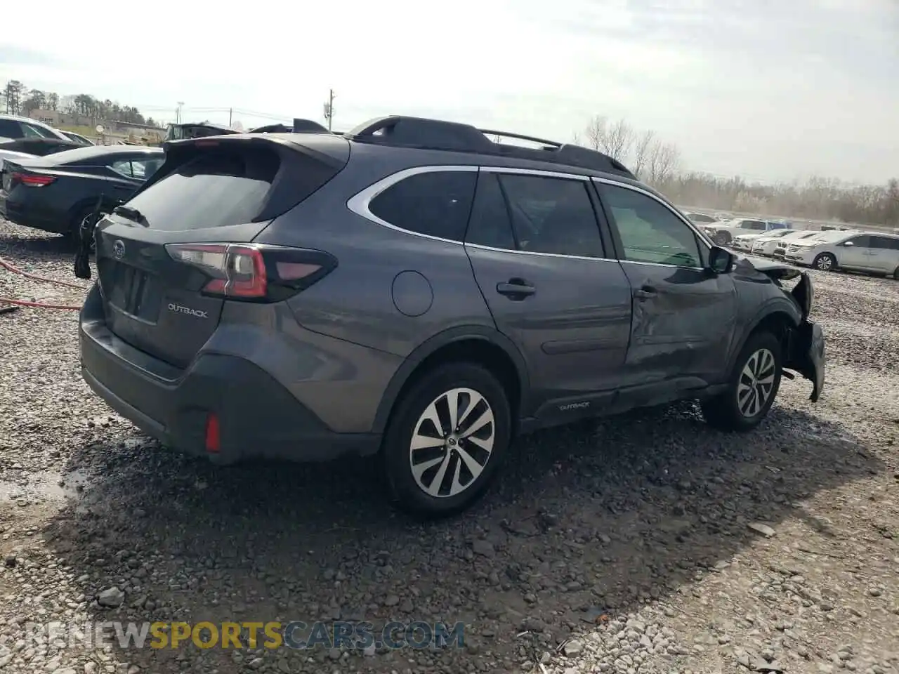 3 Photograph of a damaged car 4S4BTAEC0L3172035 SUBARU OUTBACK 2020