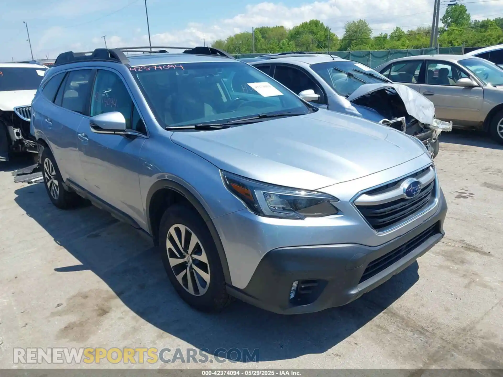 1 Photograph of a damaged car 4S4BTAEC2L3226595 SUBARU OUTBACK 2020