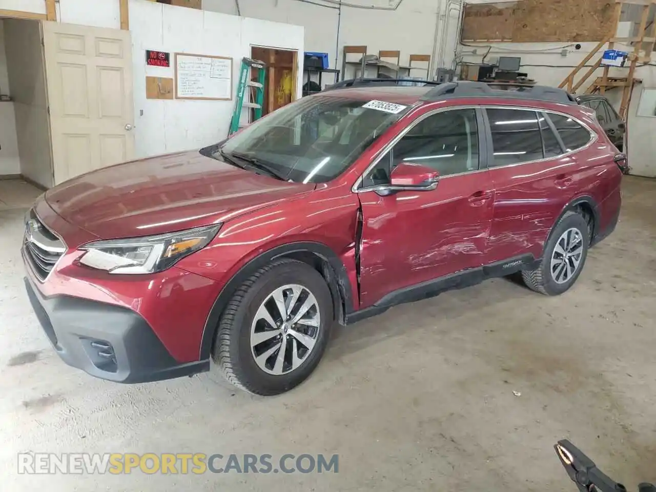 1 Photograph of a damaged car 4S4BTAEC2L3268636 SUBARU OUTBACK 2020