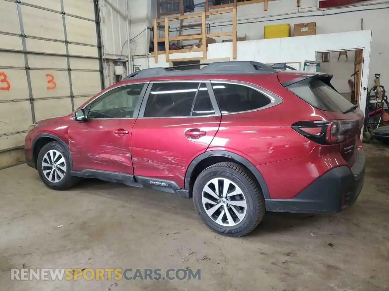 2 Photograph of a damaged car 4S4BTAEC2L3268636 SUBARU OUTBACK 2020