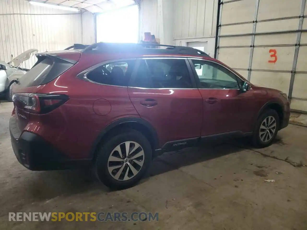 3 Photograph of a damaged car 4S4BTAEC2L3268636 SUBARU OUTBACK 2020