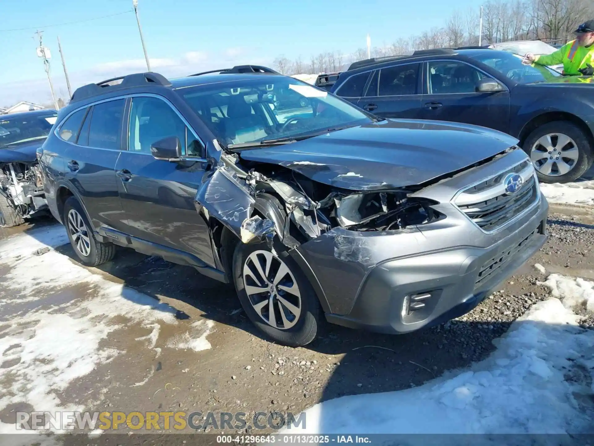 1 Photograph of a damaged car 4S4BTAEC4L3203819 SUBARU OUTBACK 2020
