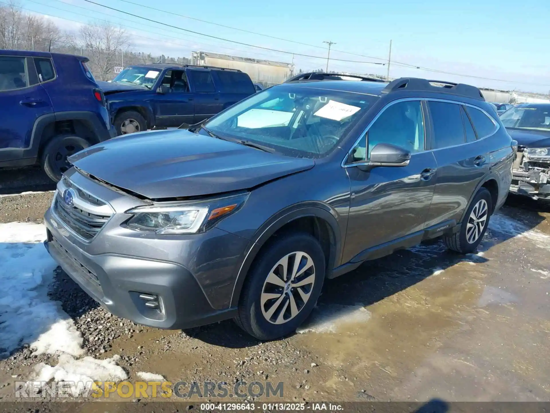 2 Photograph of a damaged car 4S4BTAEC4L3203819 SUBARU OUTBACK 2020
