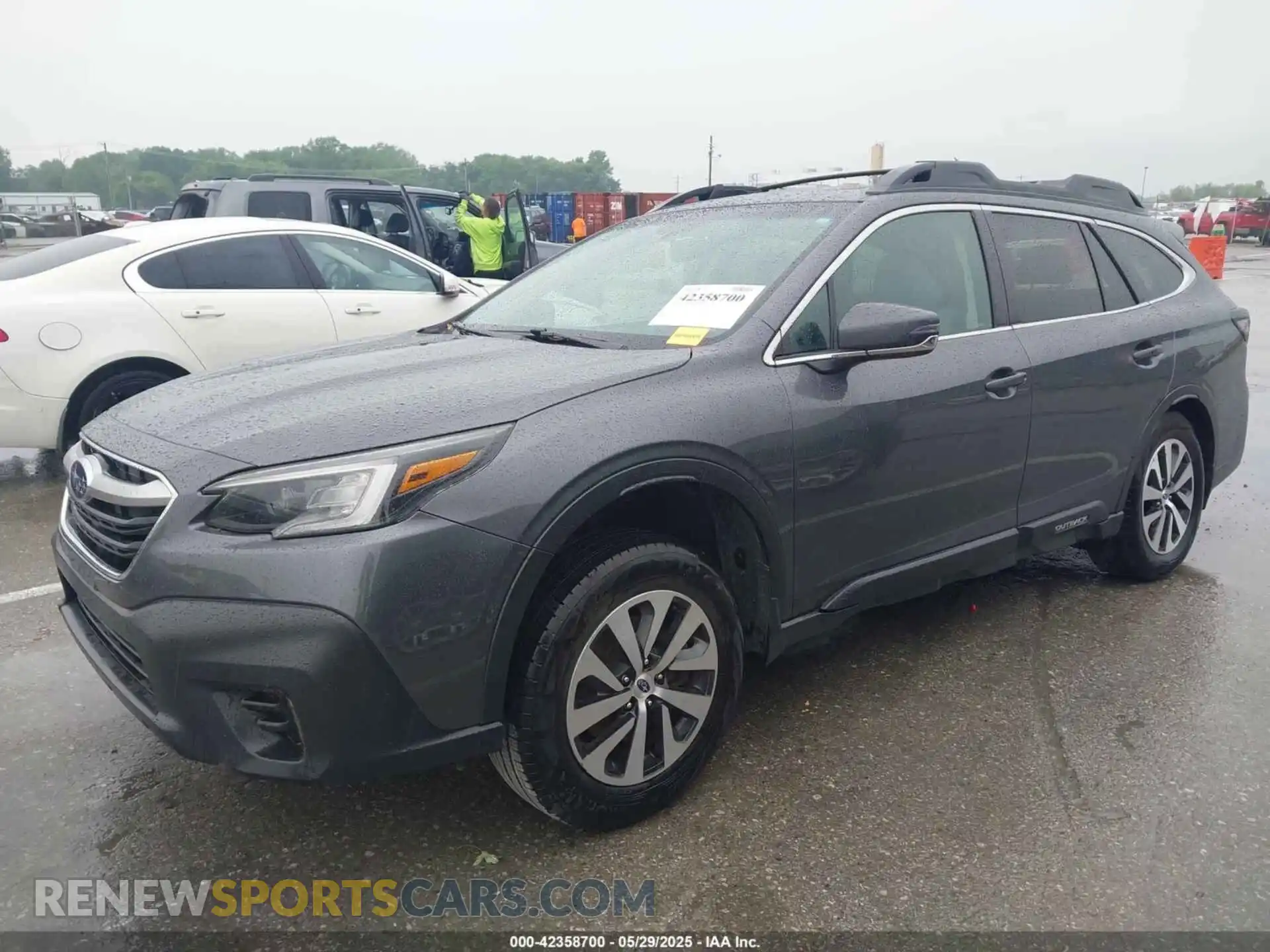 2 Photograph of a damaged car 4S4BTAEC7L3261584 SUBARU OUTBACK 2020