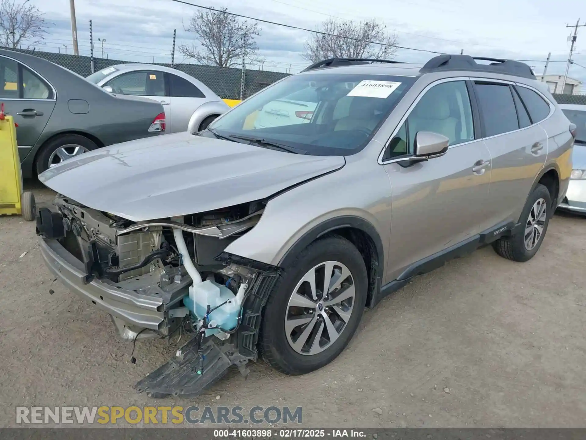 2 Photograph of a damaged car 4S4BTAEC9L3219501 SUBARU OUTBACK 2020