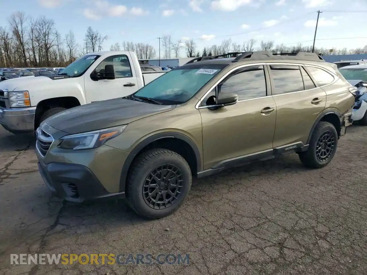 1 Photograph of a damaged car 4S4BTAECXL3139138 SUBARU OUTBACK 2020