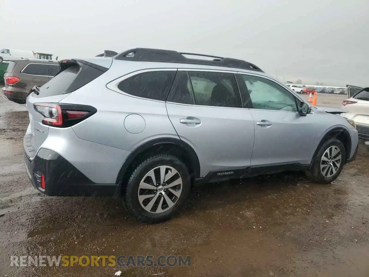 3 fotografías del automóvil dañado 4S4BTAECXL3217319 SUBARU OUTBACK 2020
