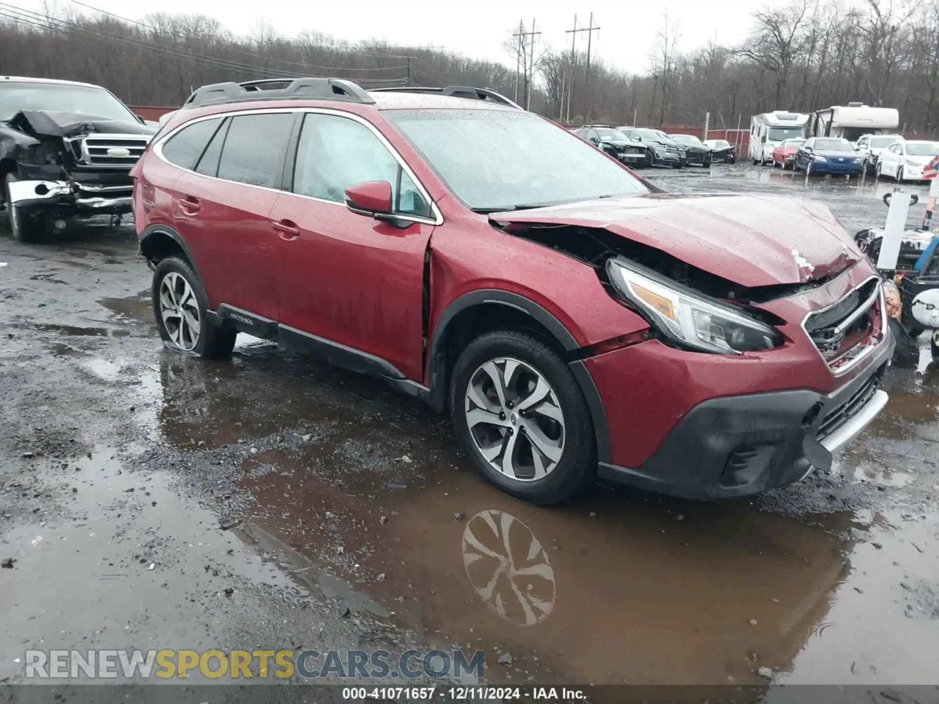 1 Photograph of a damaged car 4S4BTALC6L3115115 SUBARU OUTBACK 2020