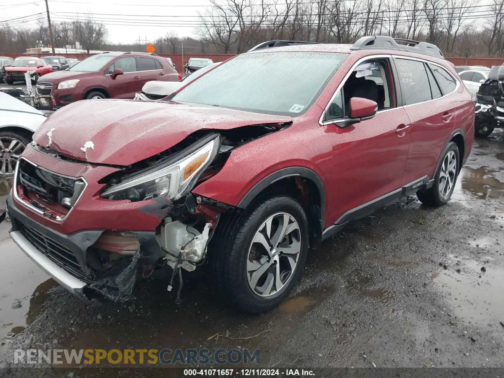 2 Photograph of a damaged car 4S4BTALC6L3115115 SUBARU OUTBACK 2020