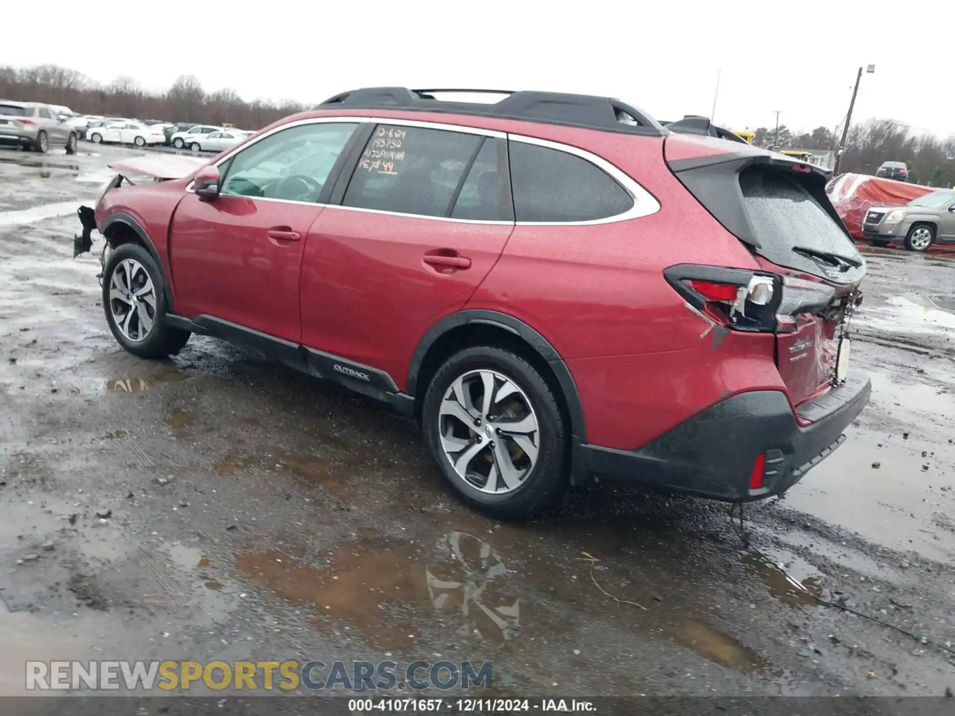 3 Photograph of a damaged car 4S4BTALC6L3115115 SUBARU OUTBACK 2020