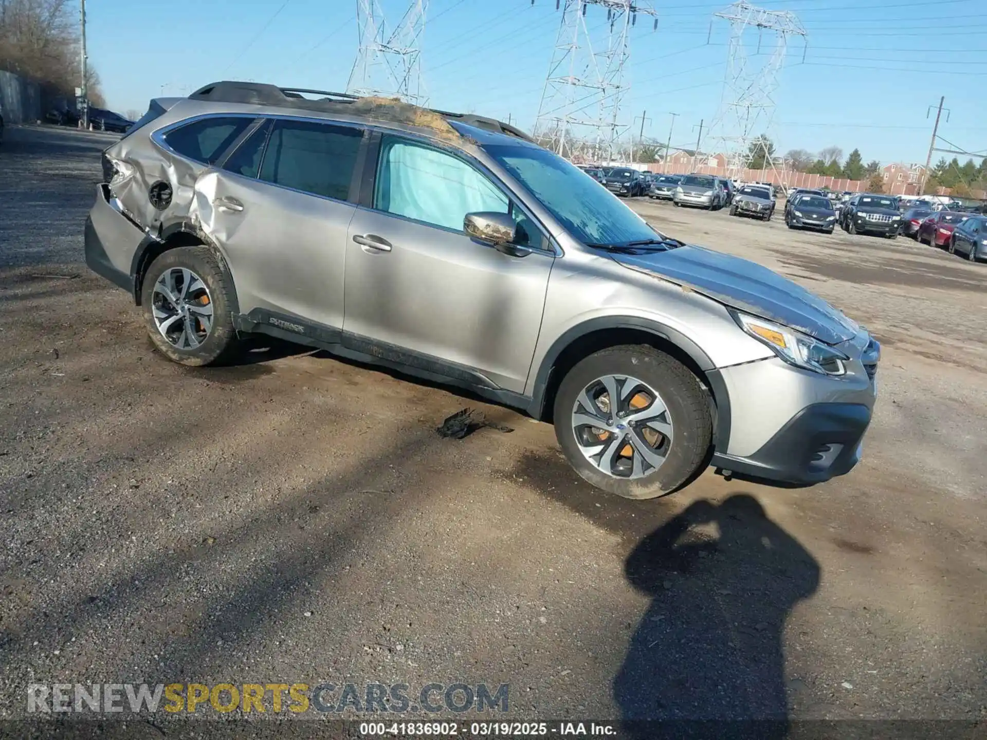 1 Фотография поврежденного автомобиля 4S4BTALC7L3105242 SUBARU OUTBACK 2020