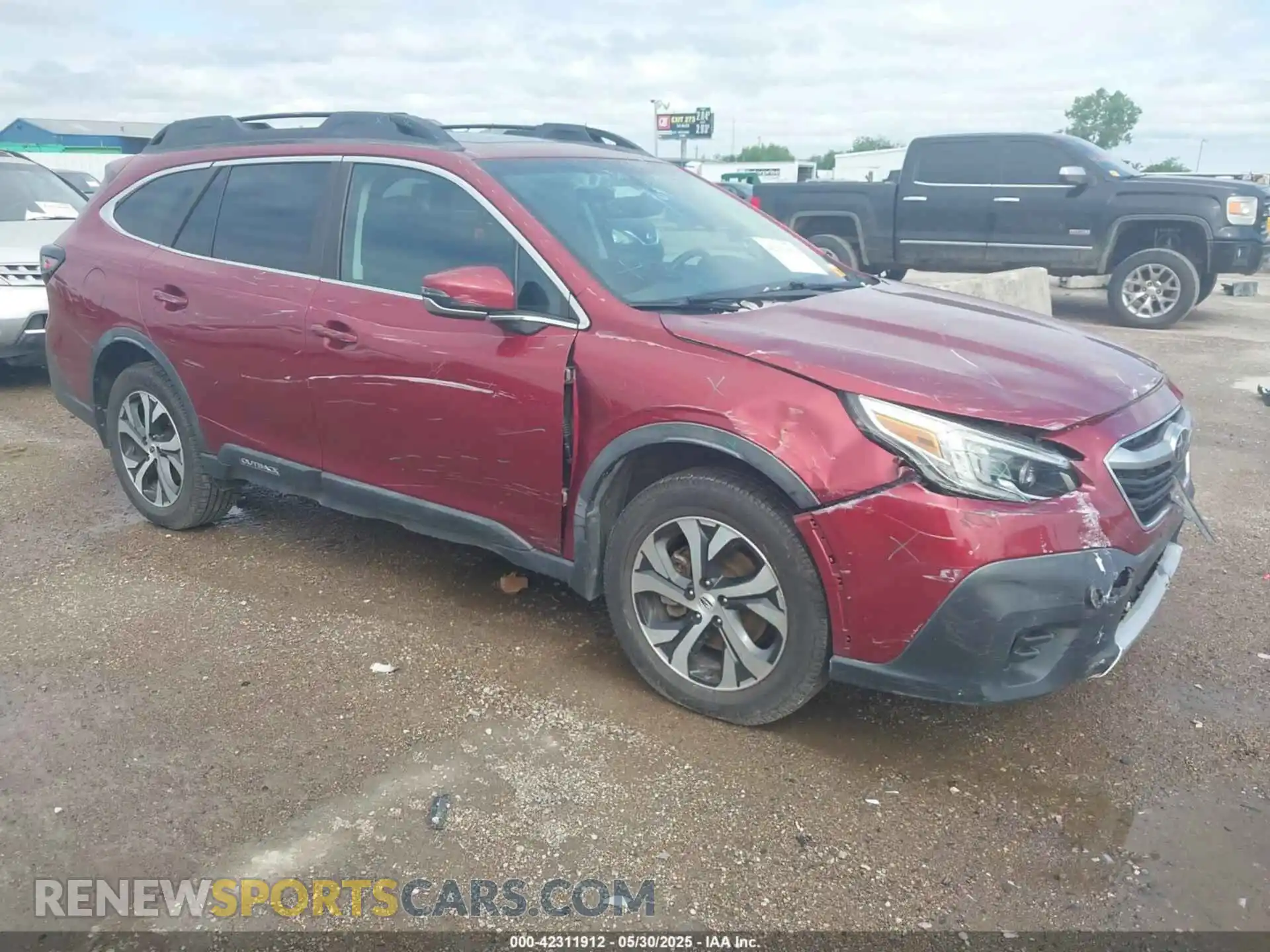 1 Photograph of a damaged car 4S4BTANC0L3158443 SUBARU OUTBACK 2020