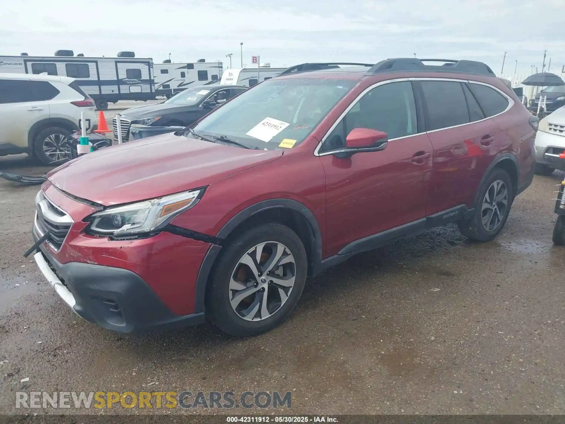 2 Photograph of a damaged car 4S4BTANC0L3158443 SUBARU OUTBACK 2020