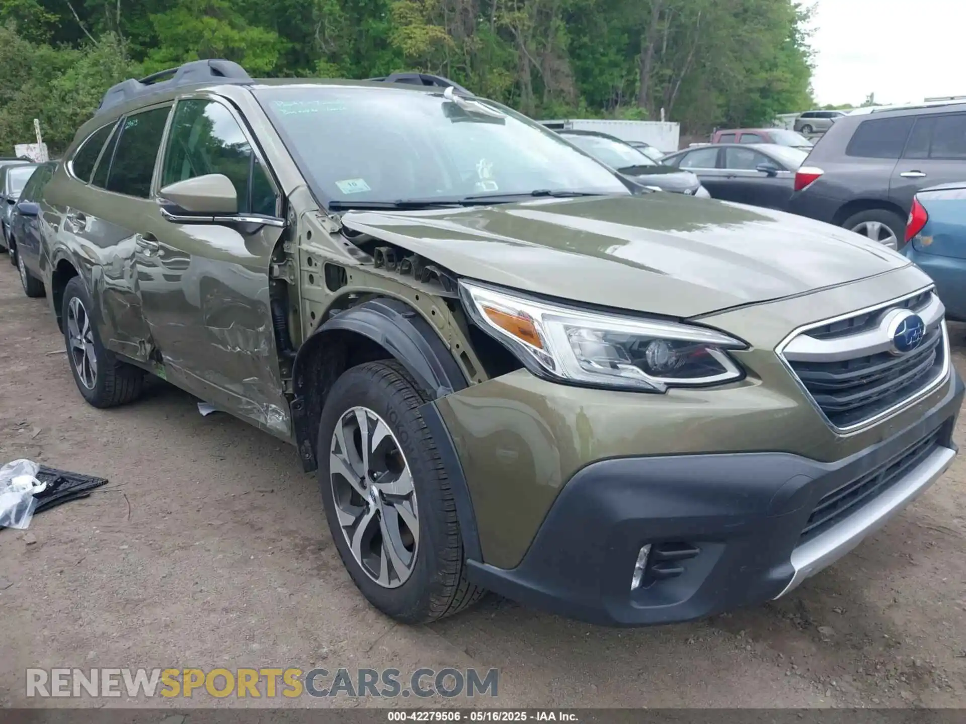 1 Photograph of a damaged car 4S4BTANC3L3106630 SUBARU OUTBACK 2020