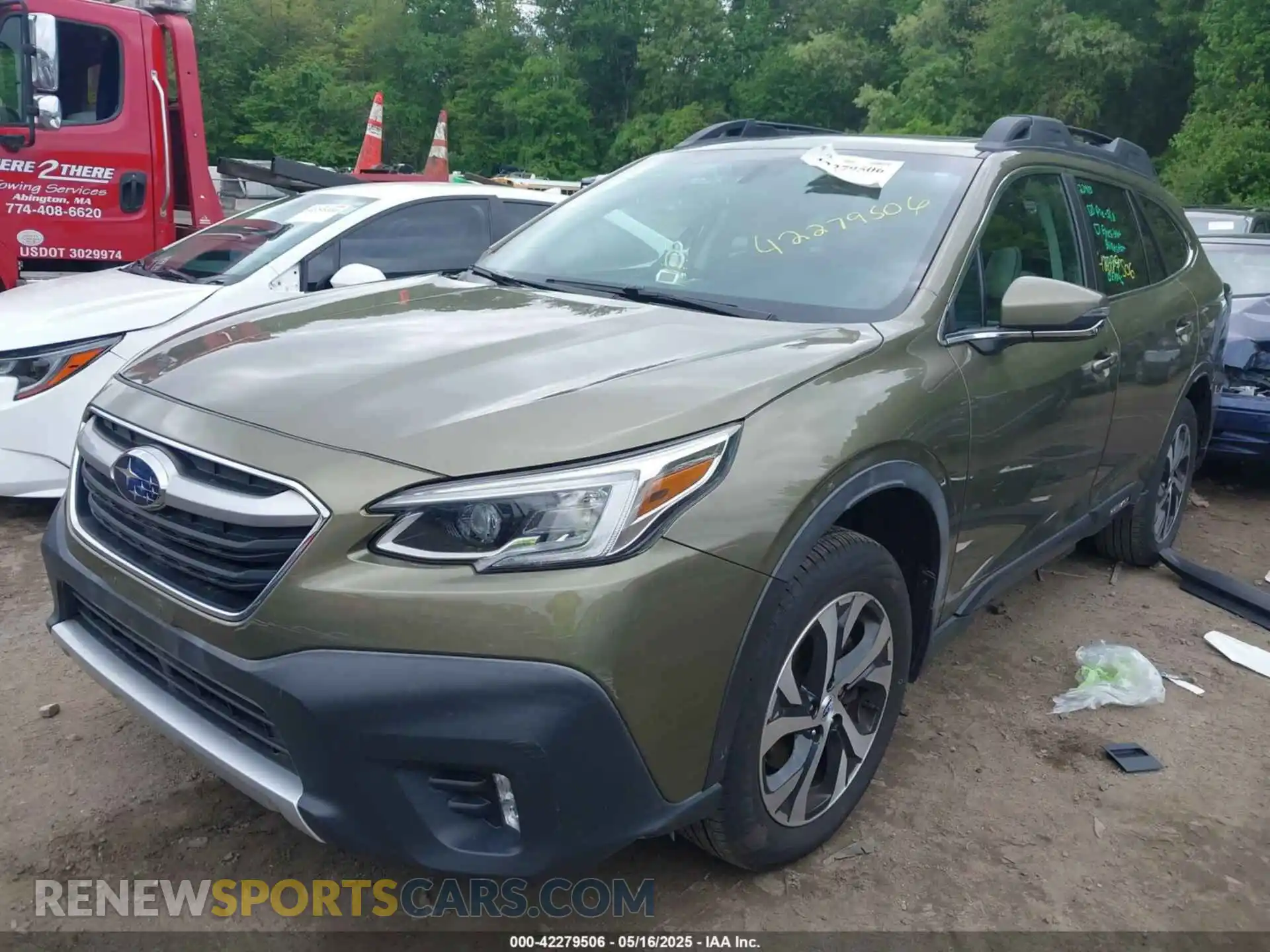 2 Photograph of a damaged car 4S4BTANC3L3106630 SUBARU OUTBACK 2020