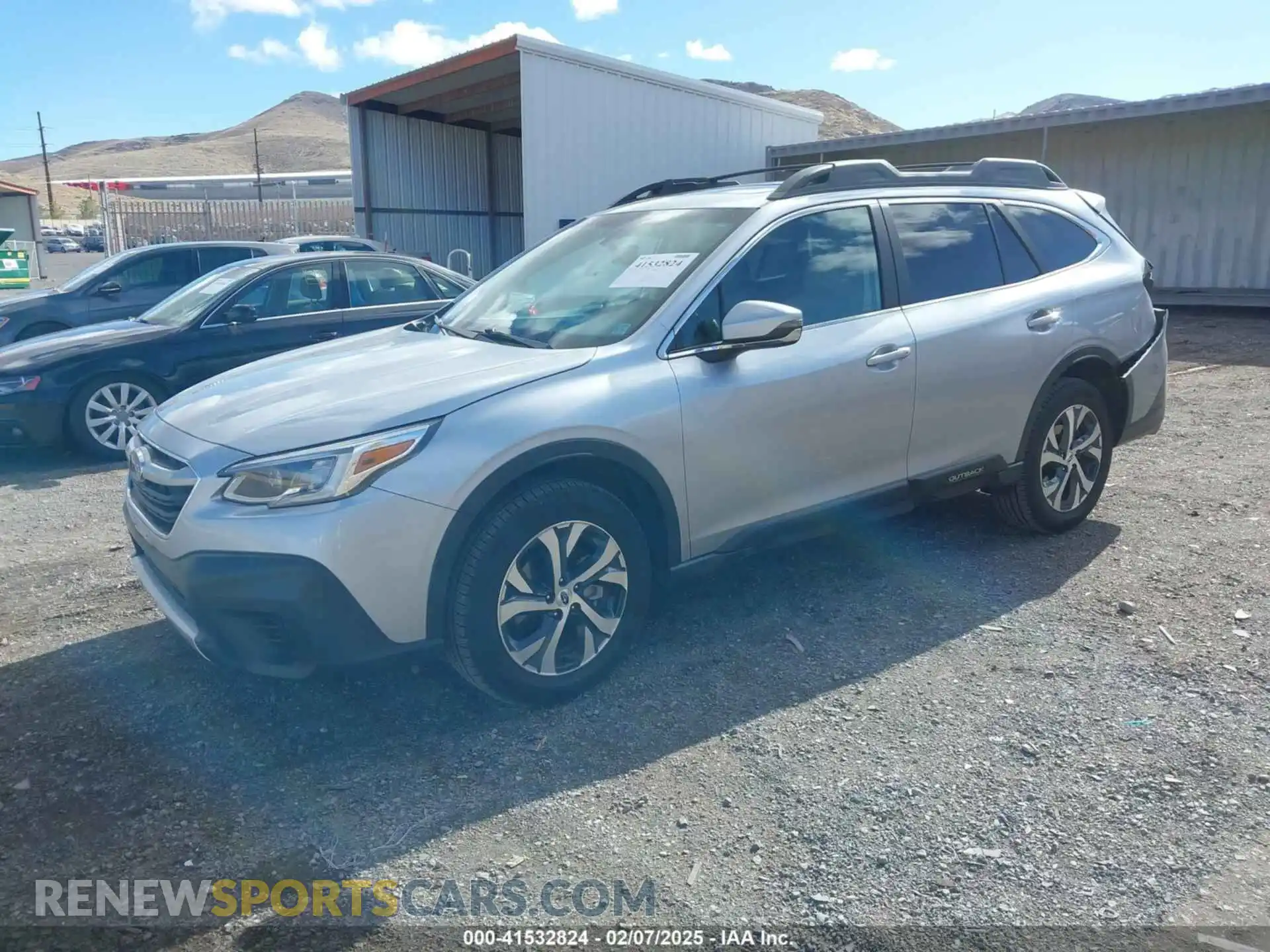 2 Photograph of a damaged car 4S4BTANC3L3234351 SUBARU OUTBACK 2020