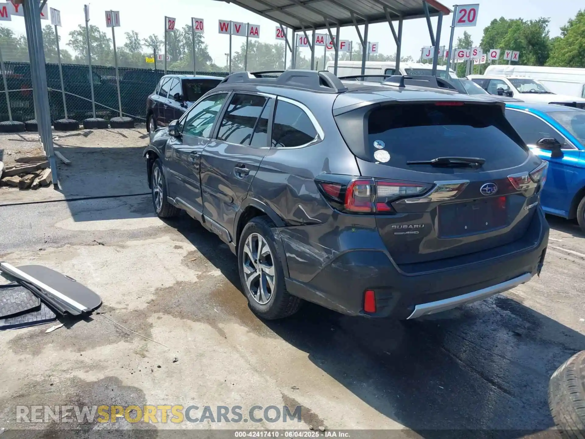 3 Фотография поврежденного автомобиля 4S4BTANC4L3181529 SUBARU OUTBACK 2020