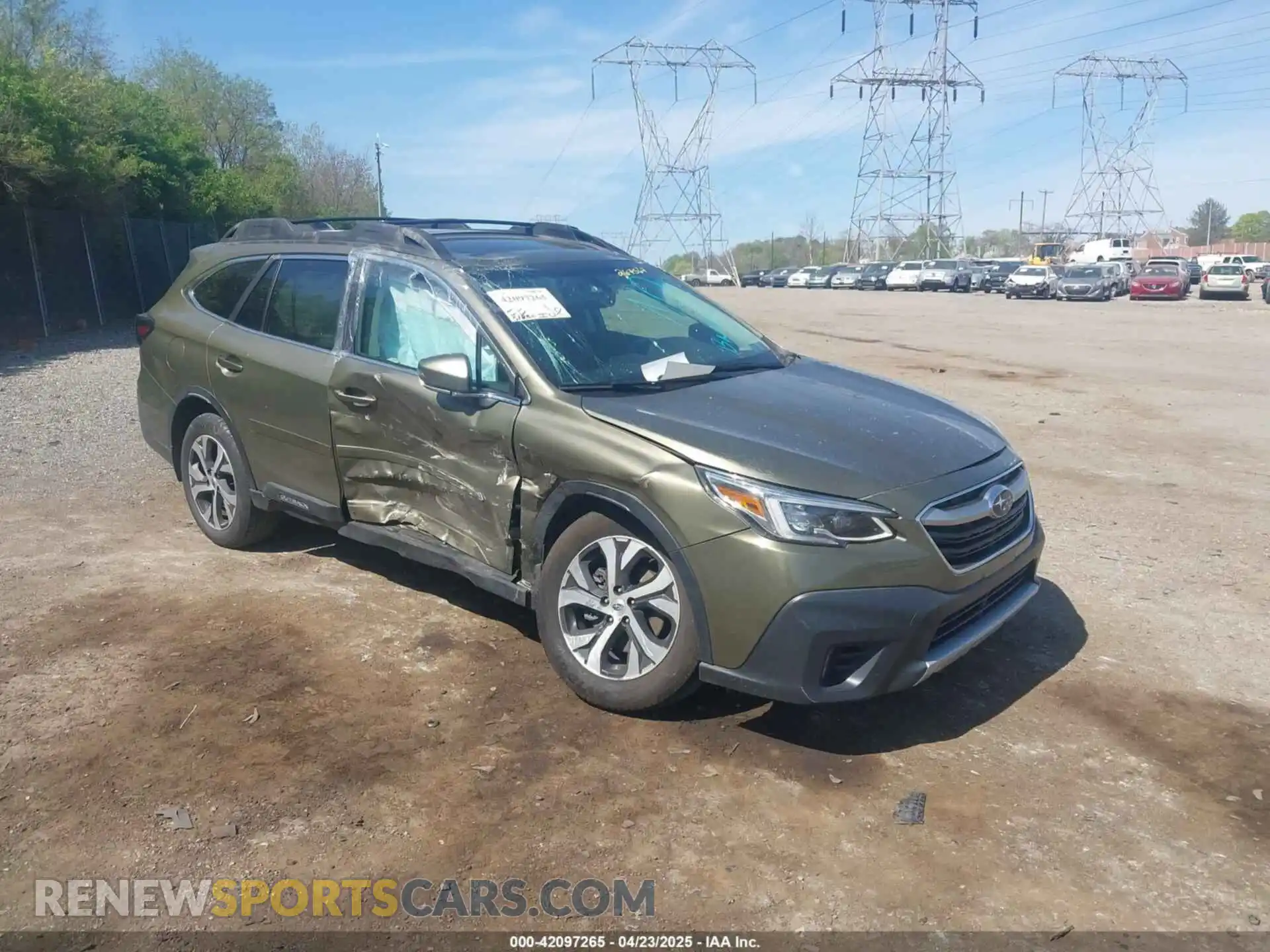 1 Photograph of a damaged car 4S4BTANC4L3267567 SUBARU OUTBACK 2020