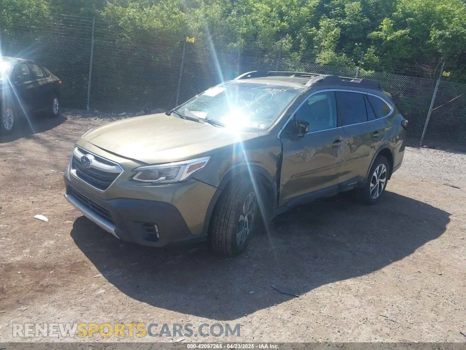 2 Photograph of a damaged car 4S4BTANC4L3267567 SUBARU OUTBACK 2020