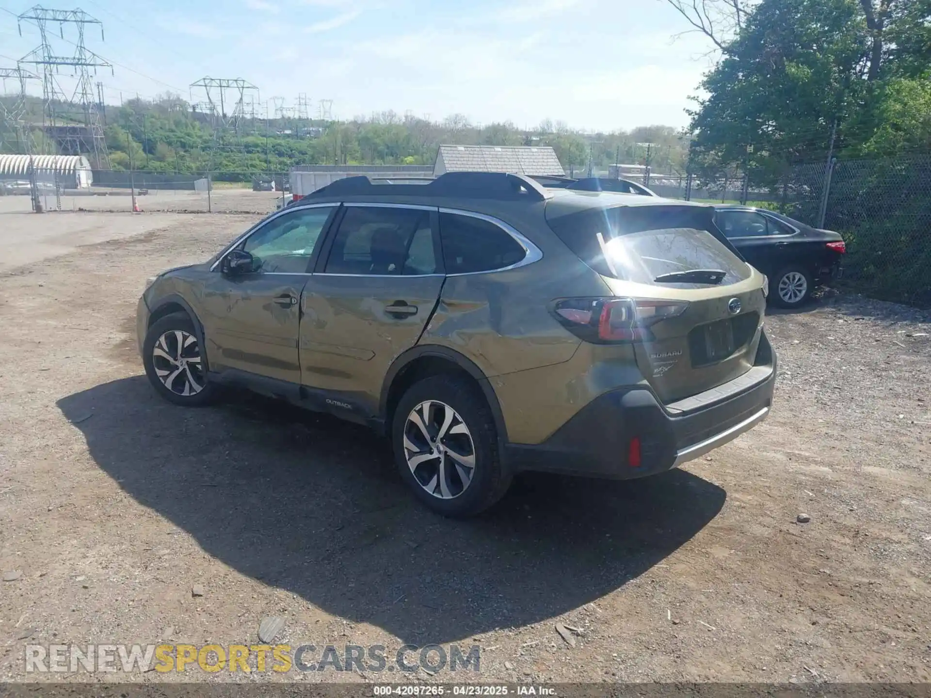 3 Photograph of a damaged car 4S4BTANC4L3267567 SUBARU OUTBACK 2020