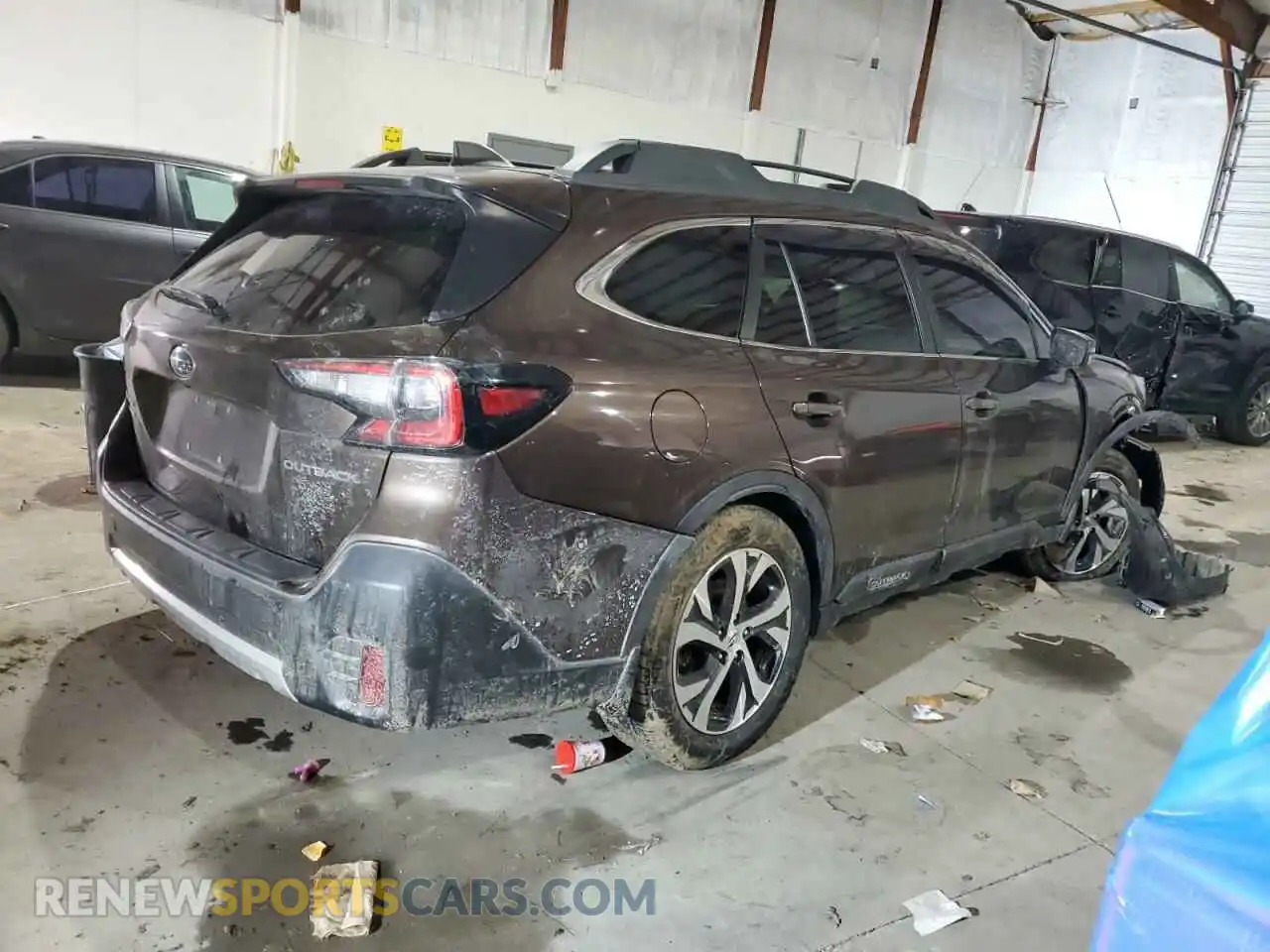 3 Photograph of a damaged car 4S4BTANC5L3156557 SUBARU OUTBACK 2020
