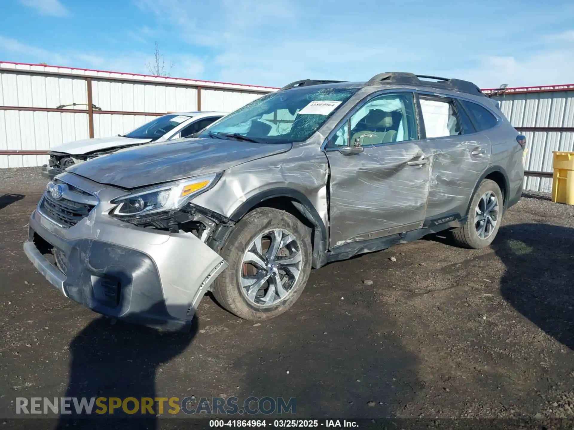 2 Photograph of a damaged car 4S4BTANC9L3120967 SUBARU OUTBACK 2020