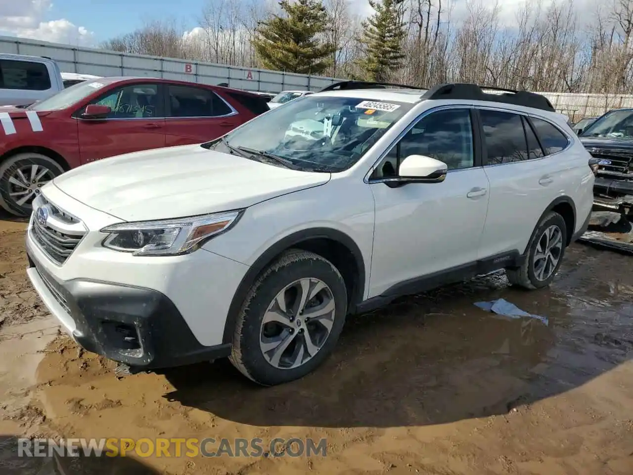 1 Photograph of a damaged car 4S4BTANC9L3206716 SUBARU OUTBACK 2020