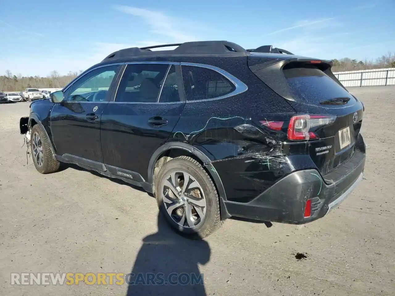 2 Photograph of a damaged car 4S4BTANCXL3117656 SUBARU OUTBACK 2020