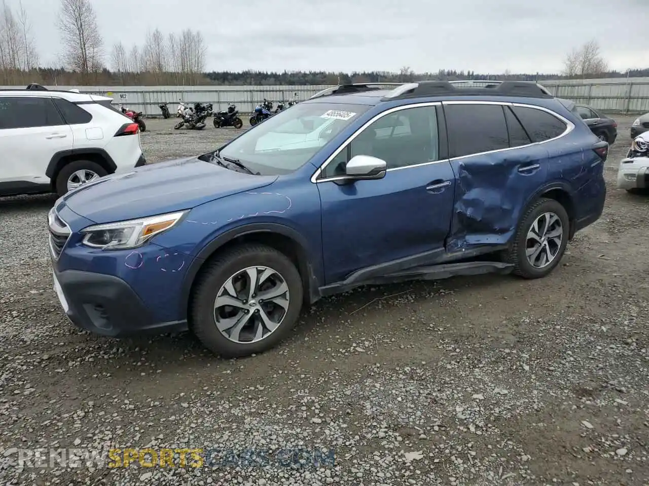 1 Photograph of a damaged car 4S4BTAPC2L3142872 SUBARU OUTBACK 2020