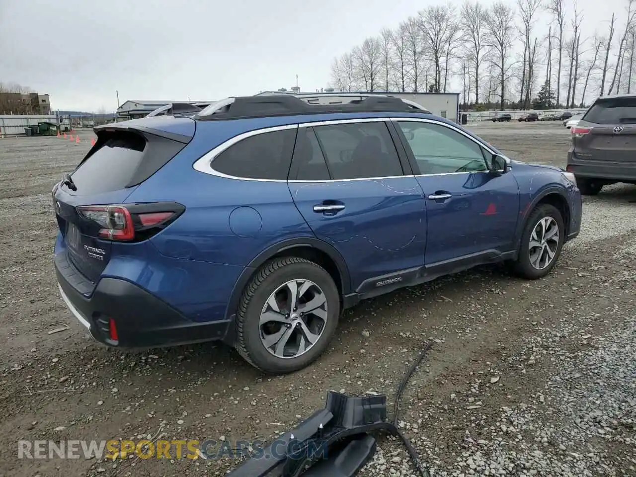 3 Photograph of a damaged car 4S4BTAPC2L3142872 SUBARU OUTBACK 2020