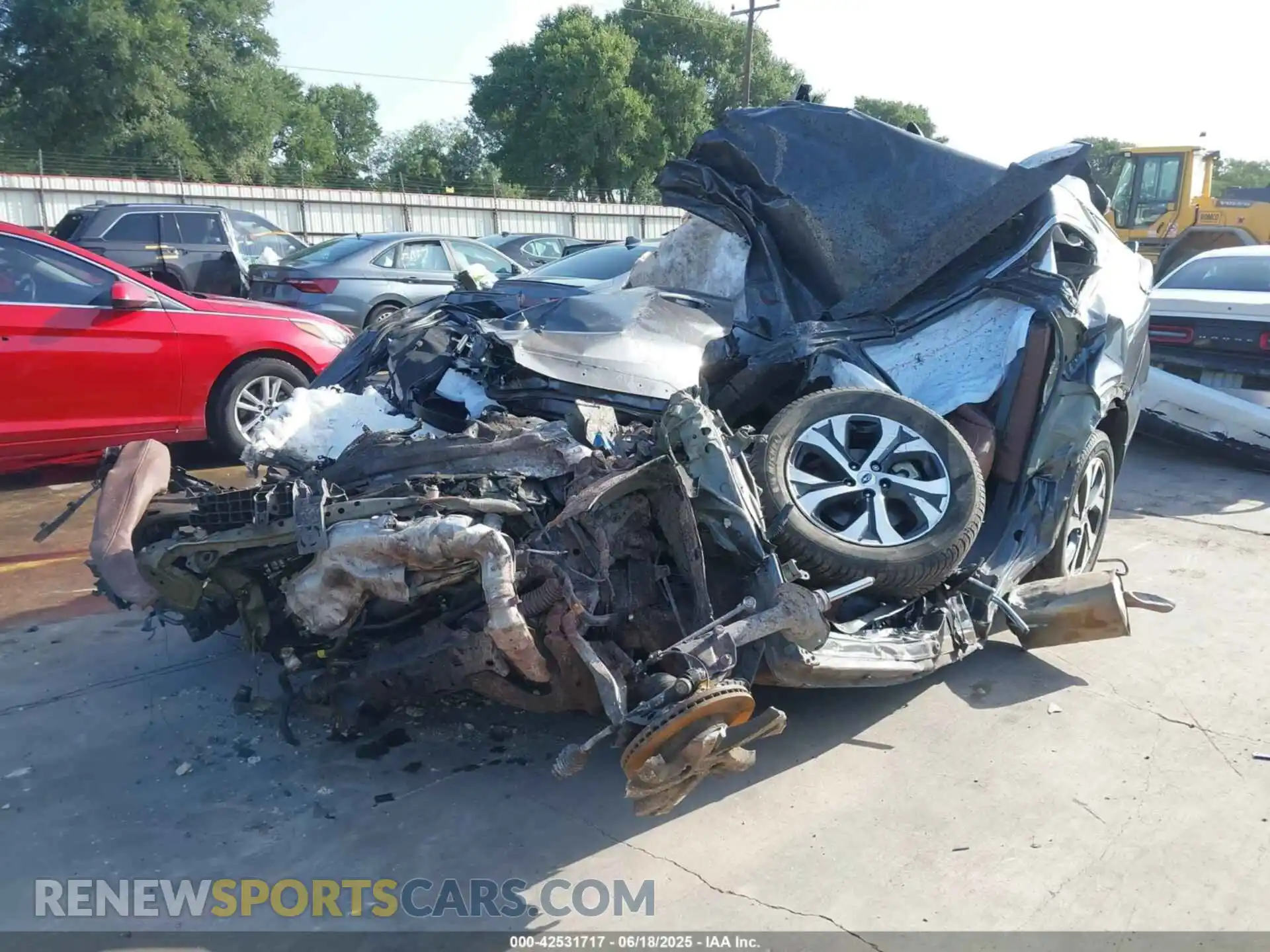2 Photograph of a damaged car 4S4BTAPC7L3128045 SUBARU OUTBACK 2020