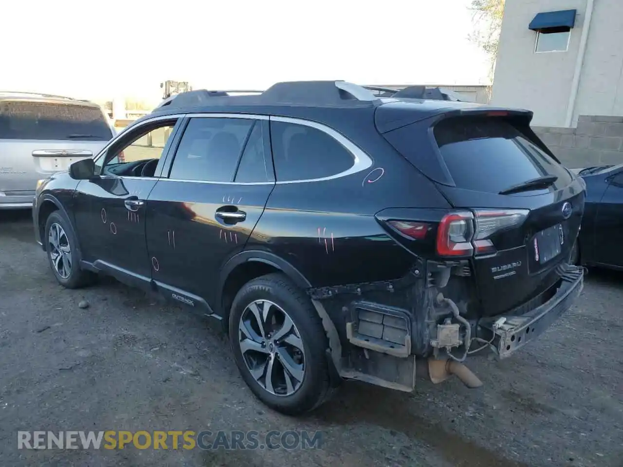 2 Photograph of a damaged car 4S4BTAPC9L3194886 SUBARU OUTBACK 2020