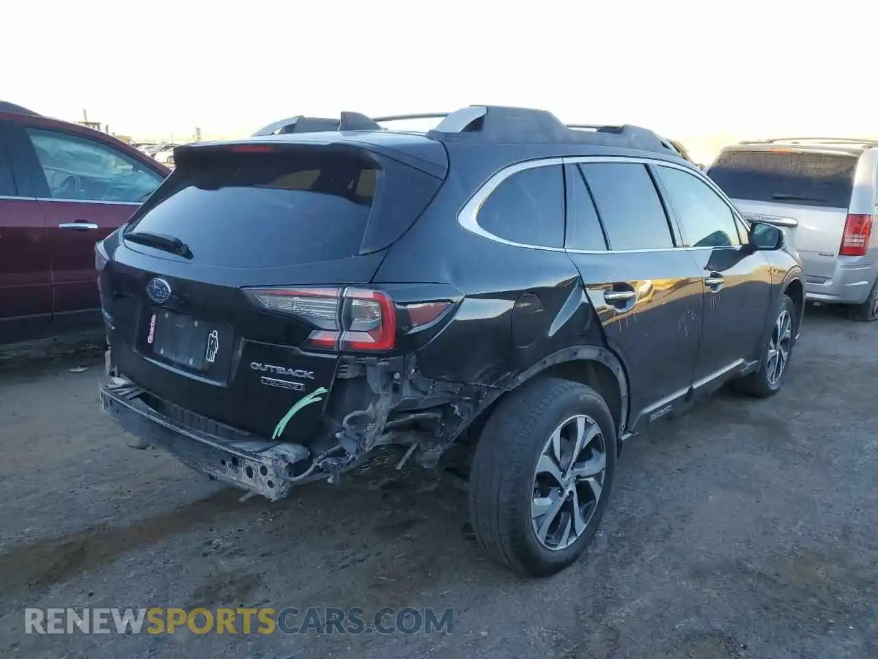 3 Photograph of a damaged car 4S4BTAPC9L3194886 SUBARU OUTBACK 2020