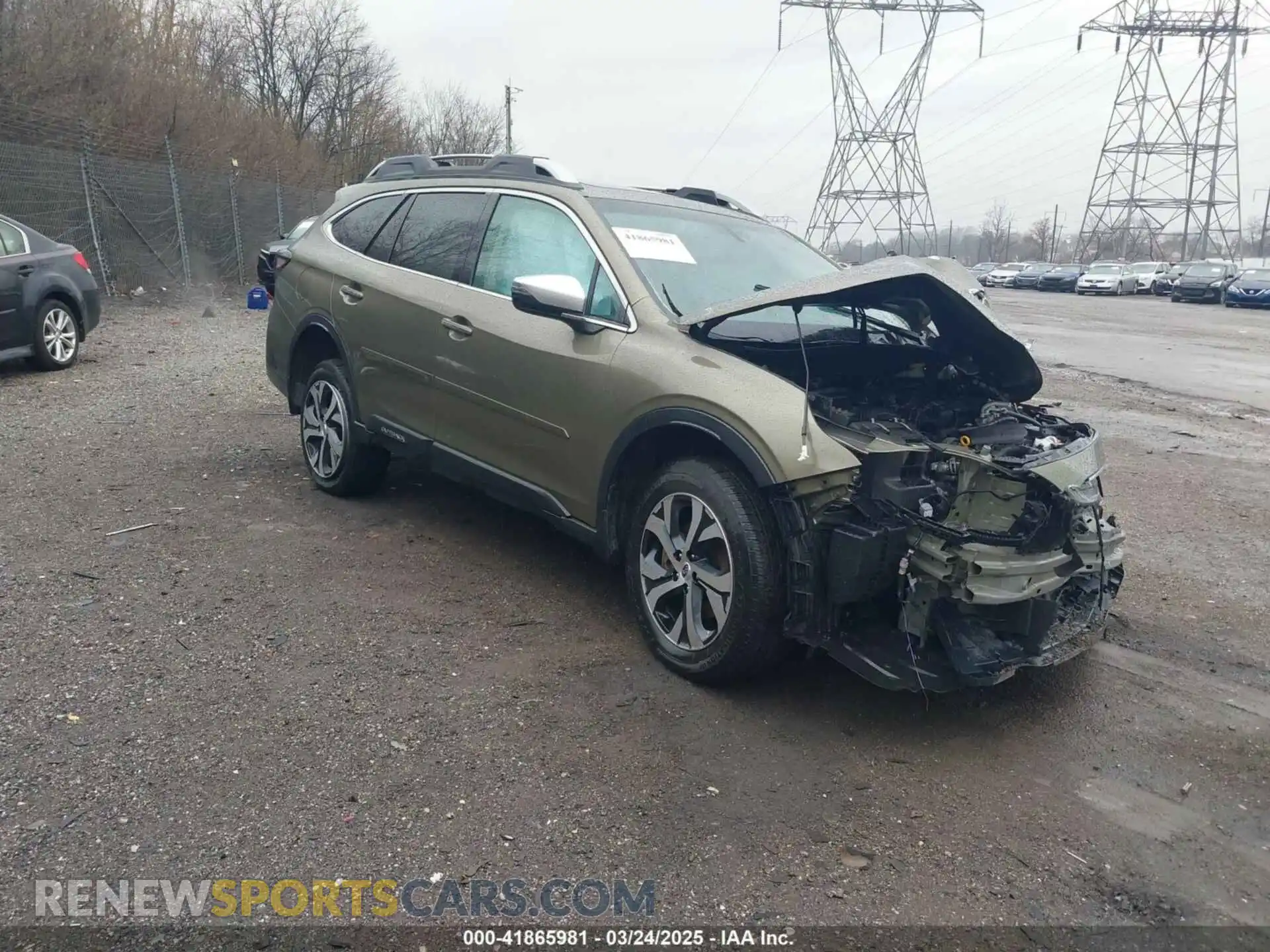 1 Photograph of a damaged car 4S4BTAPC9L3267268 SUBARU OUTBACK 2020