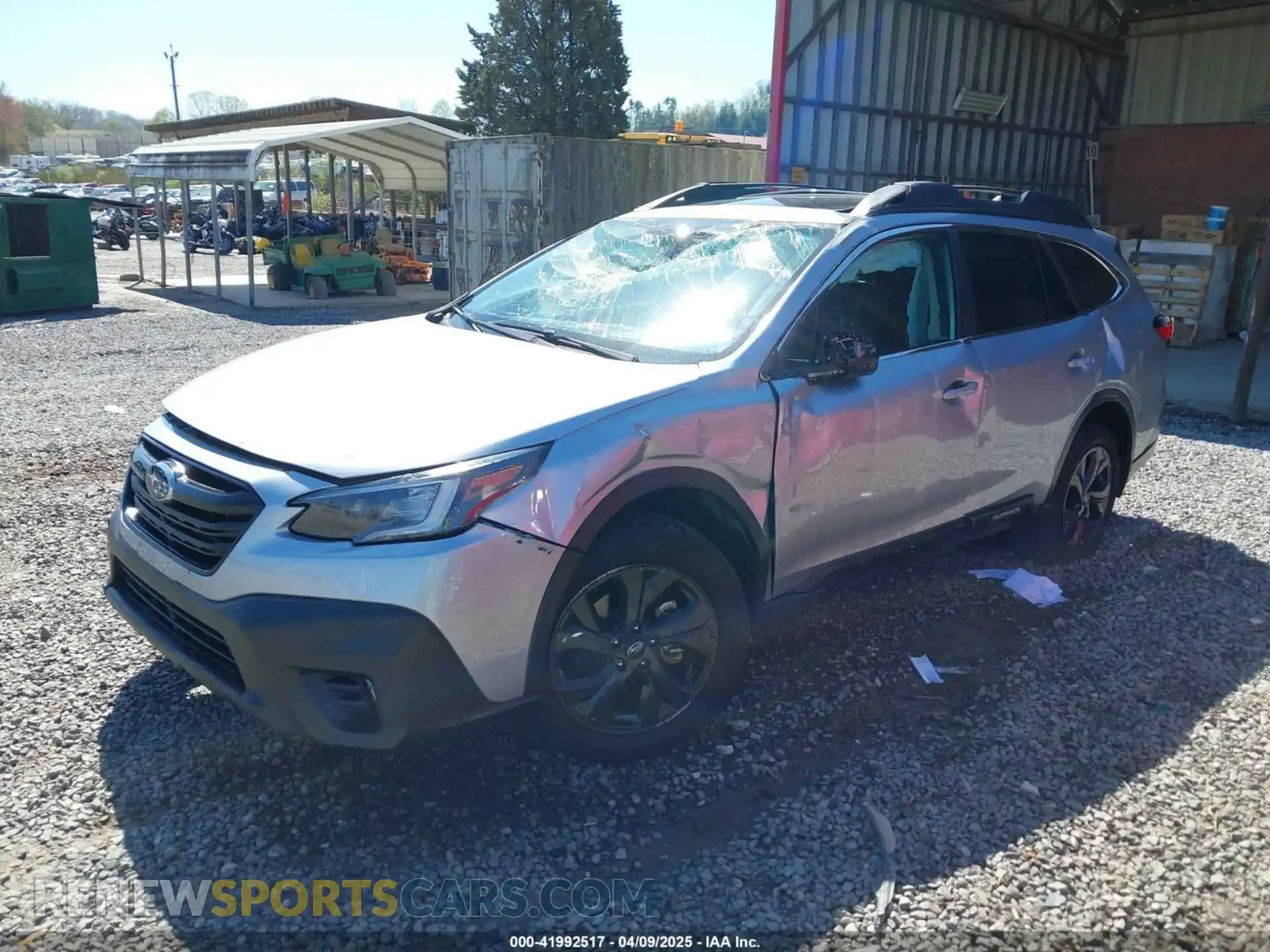 2 Photograph of a damaged car 4S4BTGKD4L3211631 SUBARU OUTBACK 2020