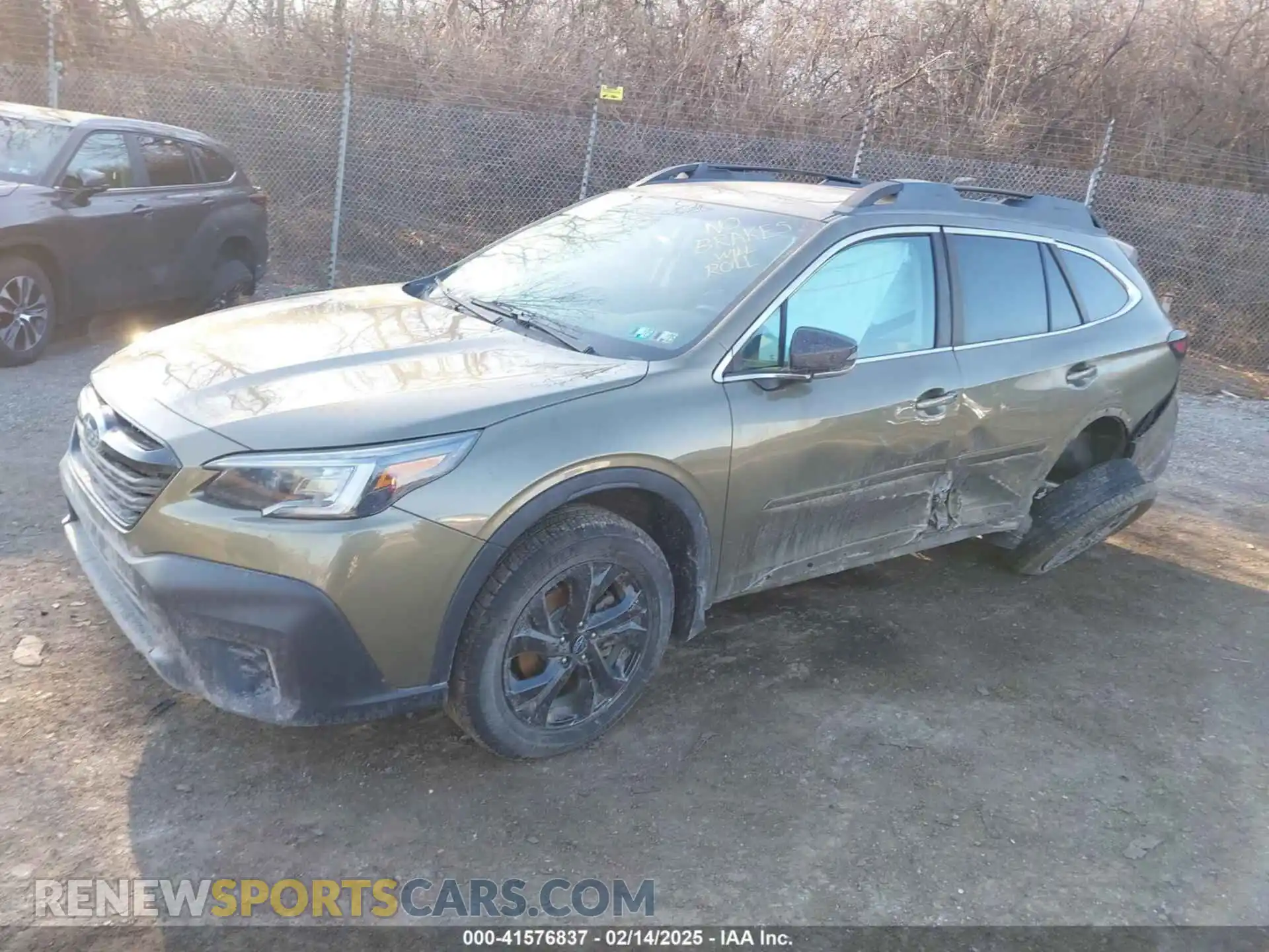 2 Photograph of a damaged car 4S4BTGKD6L3266887 SUBARU OUTBACK 2020