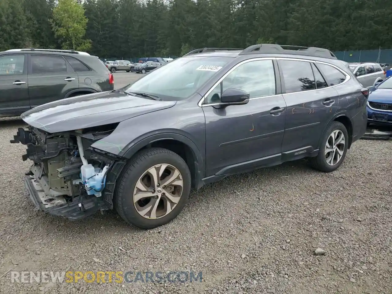 1 Photograph of a damaged car 4S4BTGND5L3142685 SUBARU OUTBACK 2020