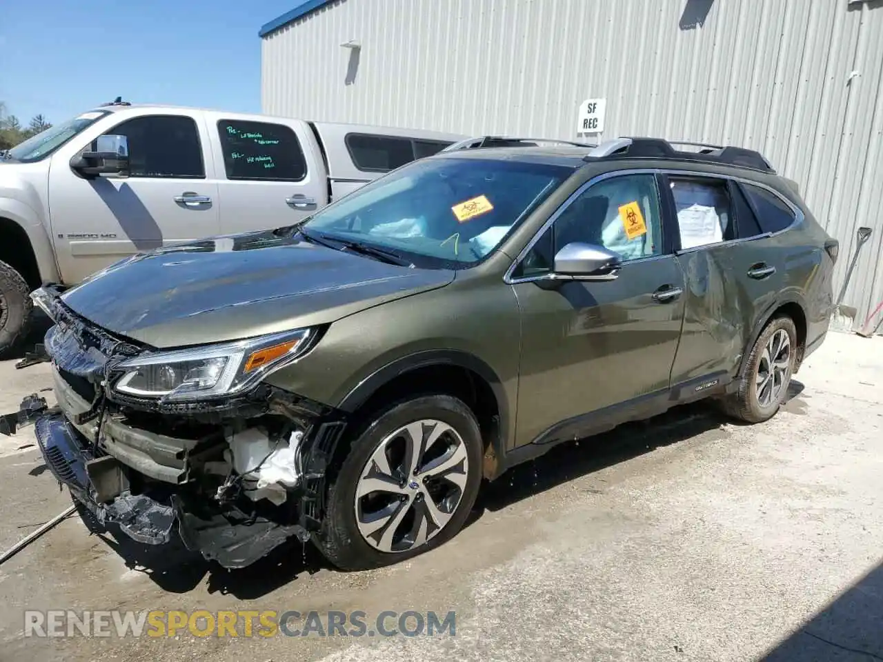 1 Photograph of a damaged car 4S4BTGPD4L3152444 SUBARU OUTBACK 2020