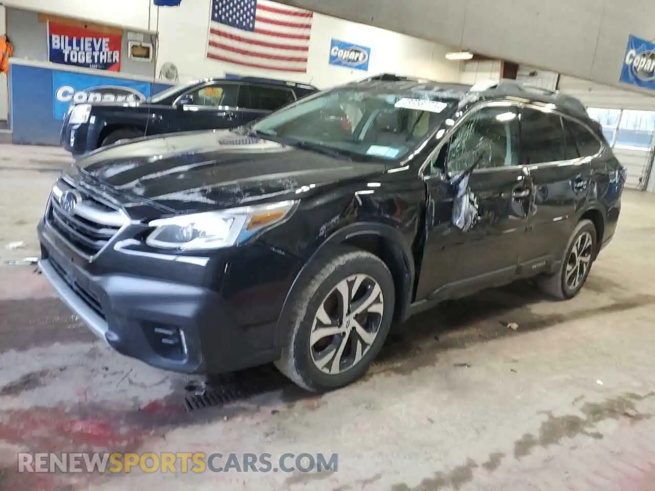 1 Photograph of a damaged car 4S4BTGPD9L3223413 SUBARU OUTBACK 2020