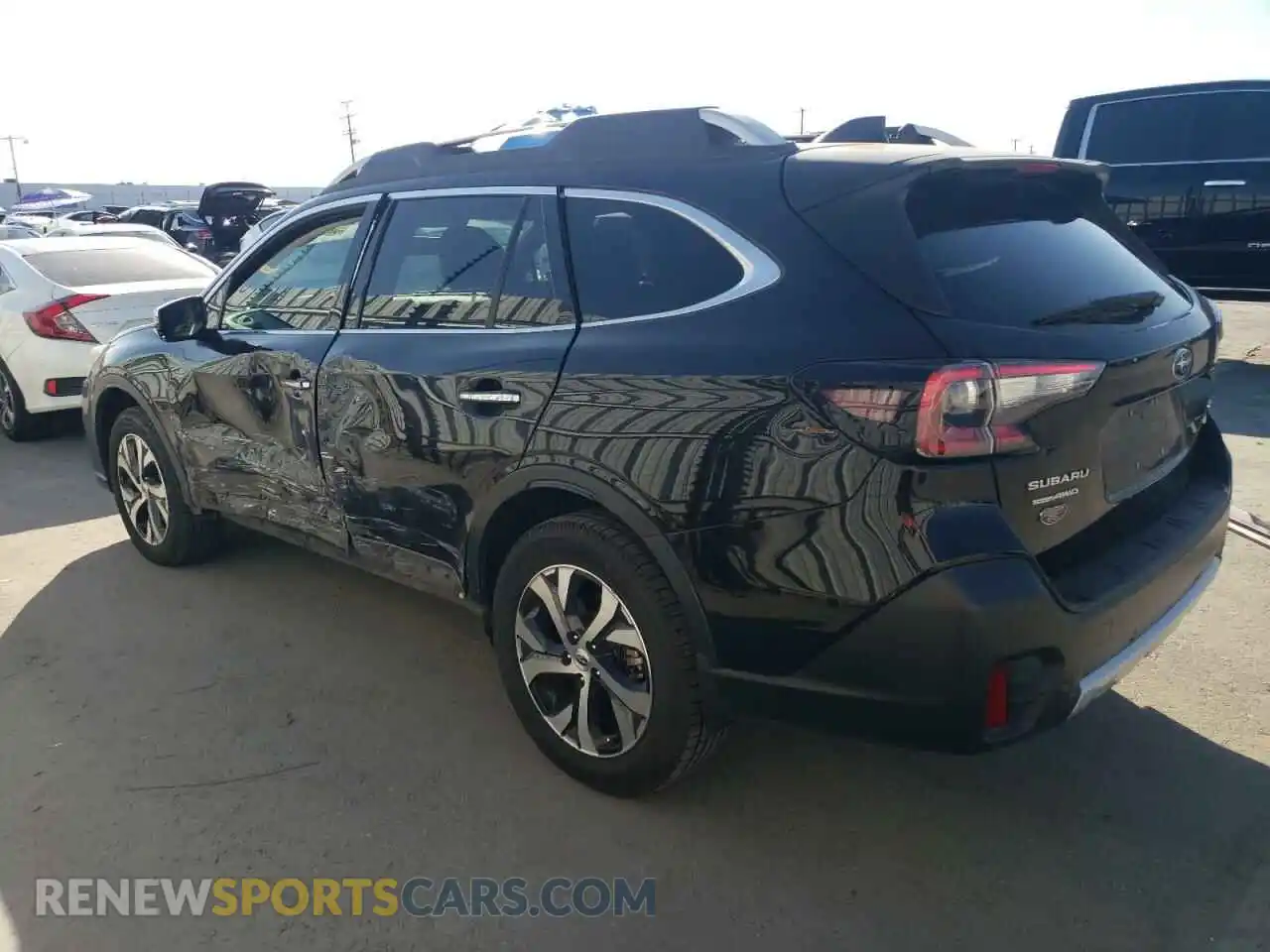 2 Photograph of a damaged car 4S4BTGPDXL3223369 SUBARU OUTBACK 2020
