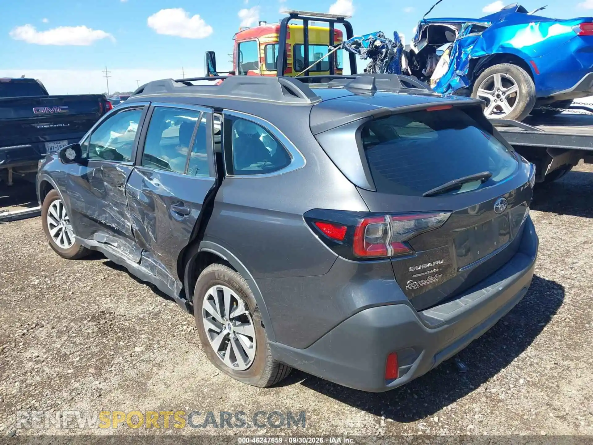 3 Photograph of a damaged car 4S4BTAAC1M3162296 SUBARU OUTBACK 2021