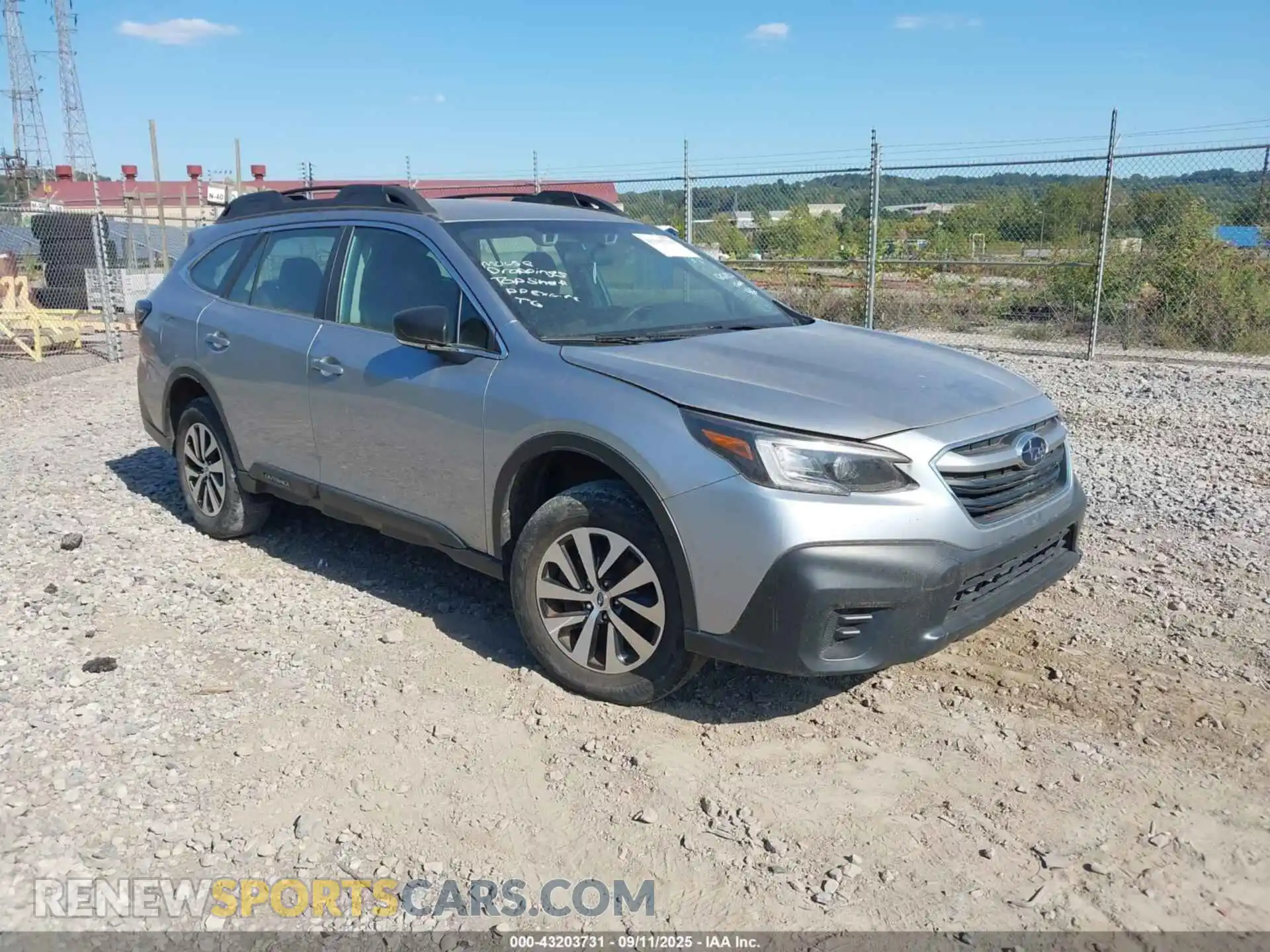 1 Photograph of a damaged car 4S4BTAAC5M3126451 SUBARU OUTBACK 2021