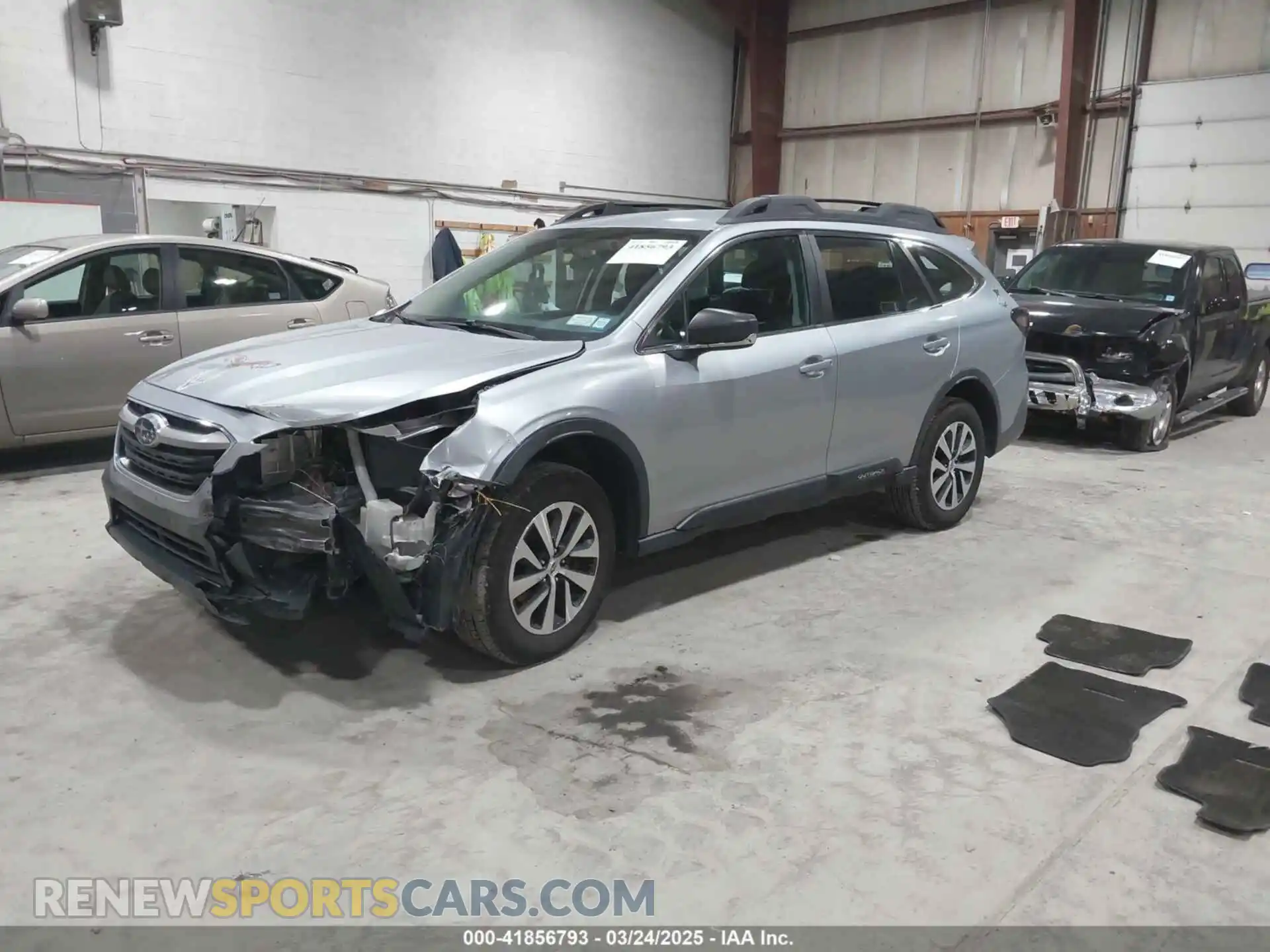 2 fotografías del automóvil dañado 4S4BTAAC9M3106994 SUBARU OUTBACK 2021
