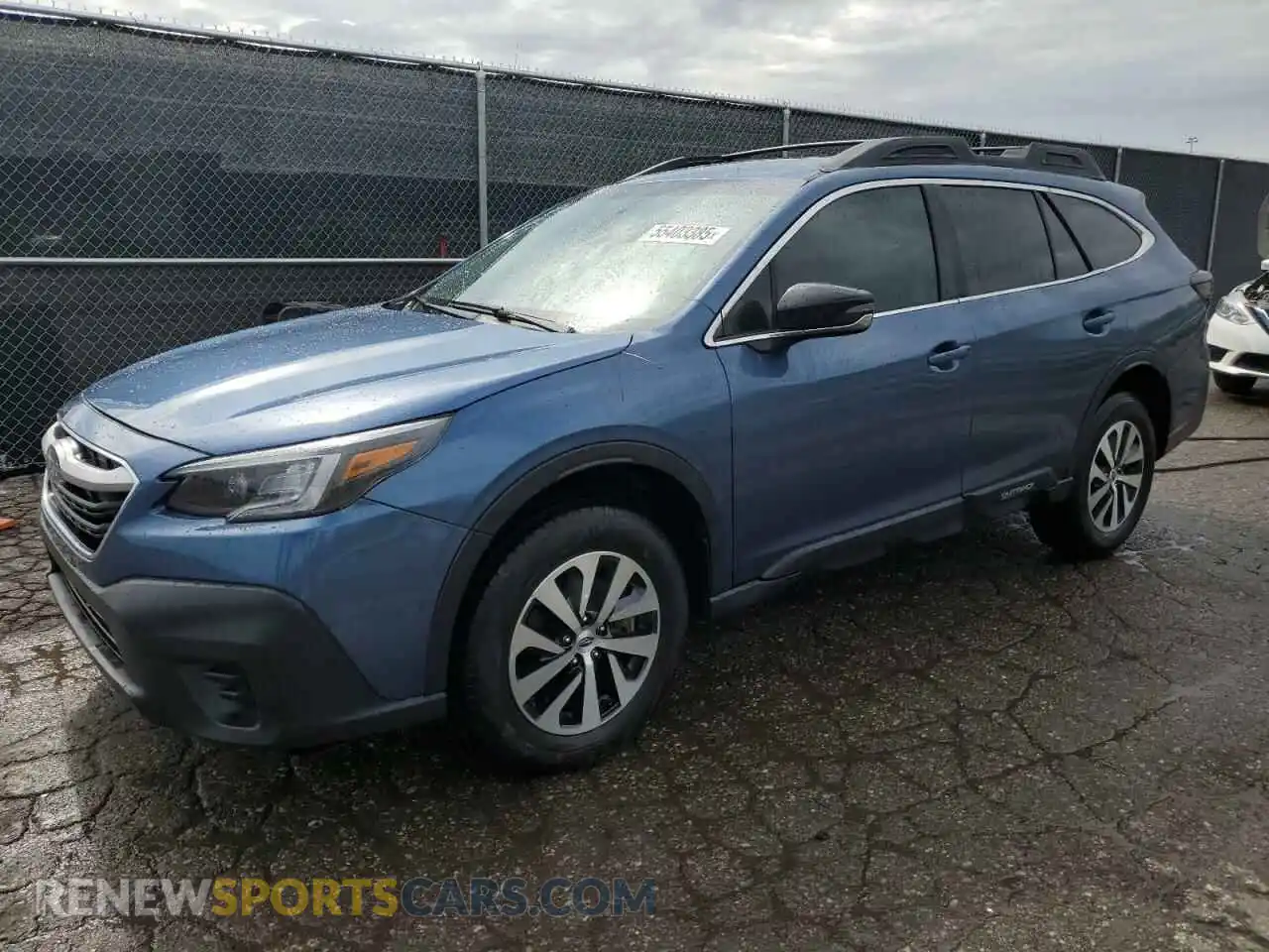 1 Photograph of a damaged car 4S4BTACC0M3101969 SUBARU OUTBACK 2021
