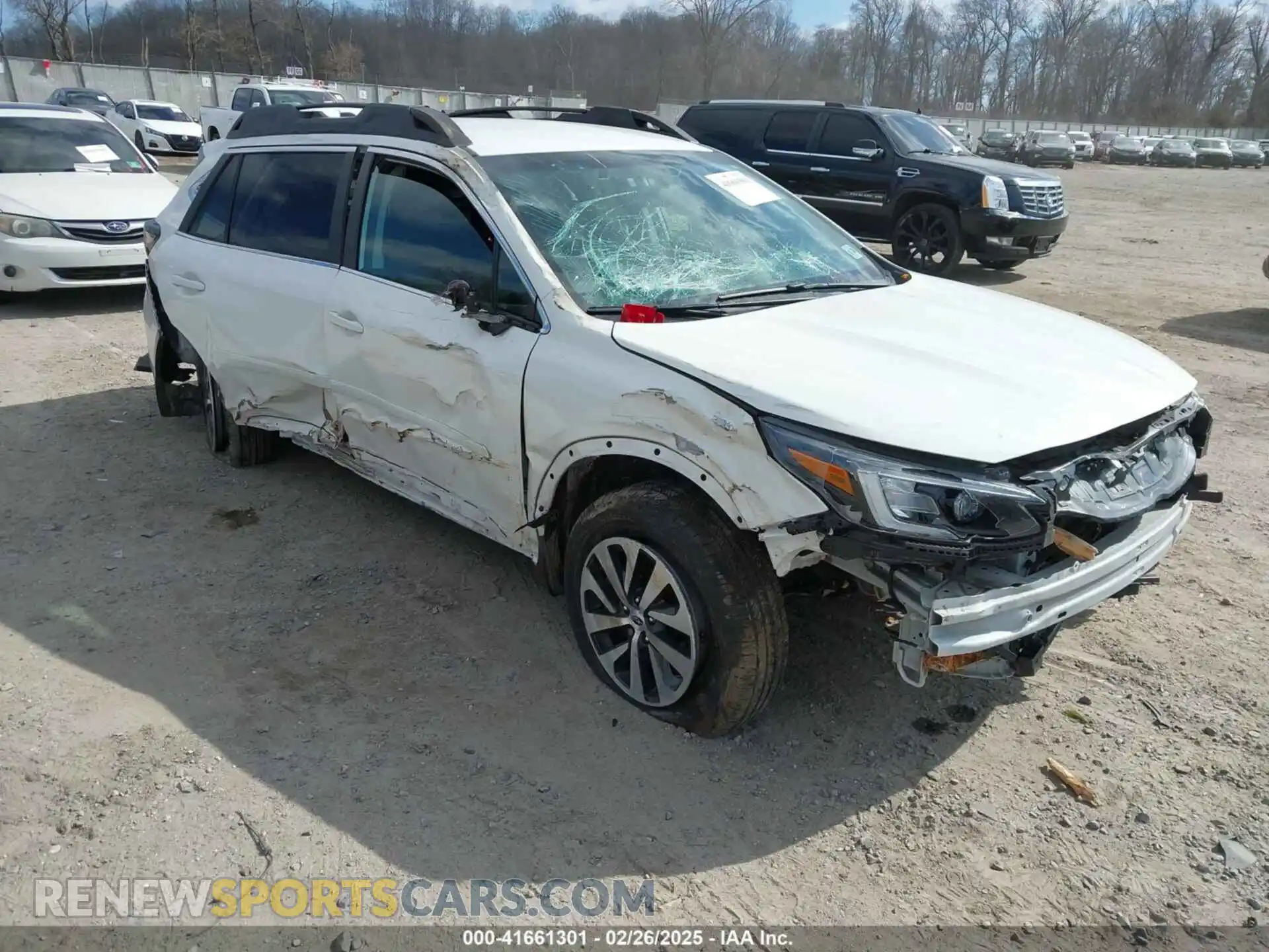 1 Photograph of a damaged car 4S4BTACC0M3211243 SUBARU OUTBACK 2021